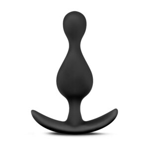 gifts- black curvy anal plug