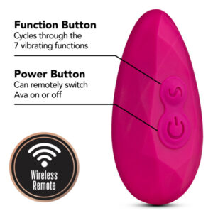 remote control silicone and pink lush ava